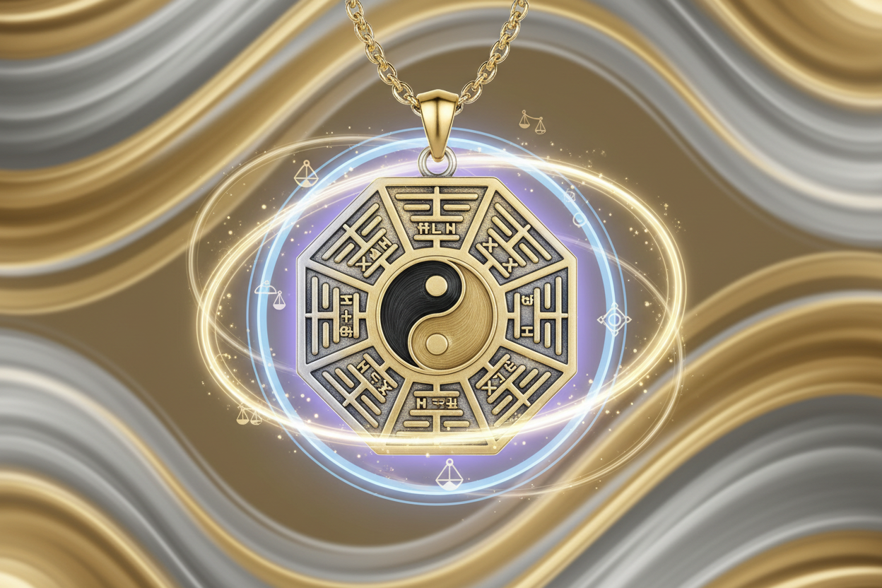 Function of Bagua Diagram Talisman Pendant Necklace