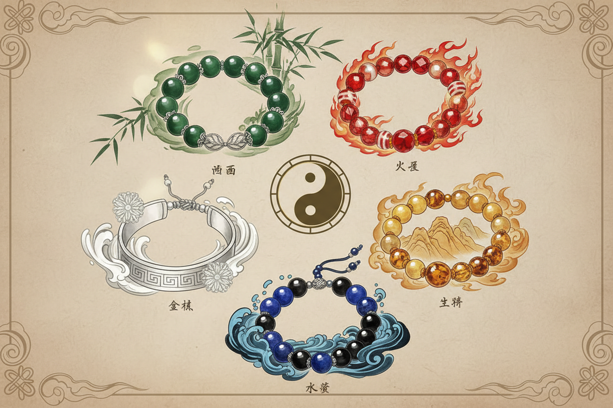 How to Choose the Right Bracelet Based on the Five Elements&nbsp;from Longhushan Taoism’s Essence