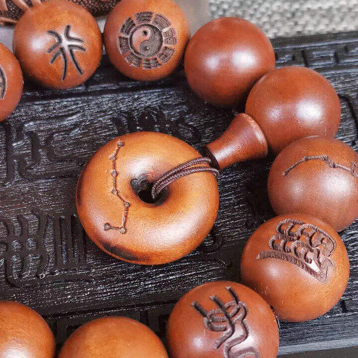 Pulsera de meditación taoísta Tai Chi Bagua de la Osa Mayor