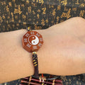 Zhouyi (I Ching) Bagua Bracelet with Silver Inlays and the Taoist Big Dipper