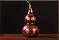 Taoist Purple  and Gold Gourd with Baga