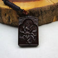 Talismán de Atracción de Flor de Durazno Consagrado - Colgante de Zorro Mítico 道教法物招桃花符已开光