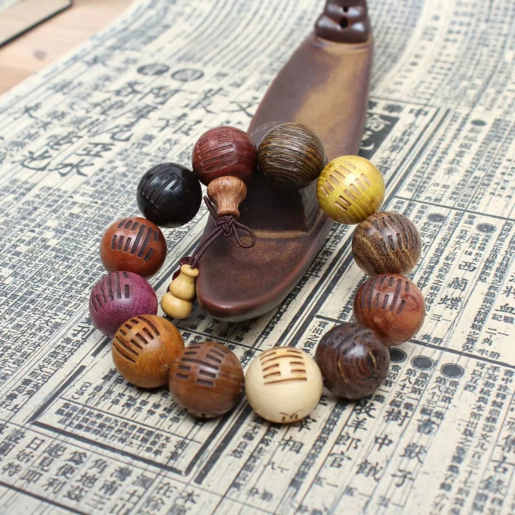 Pulsera de los ocho trigramas del I Ching taoísta