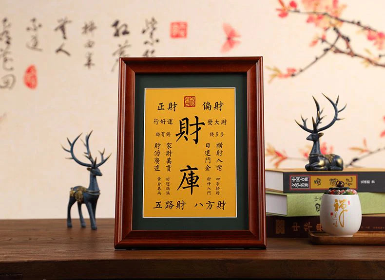 Adornos Feng Shui para atraer riqueza y prosperidad, ideales para la decoración de la oficina.